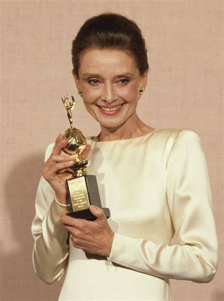 Actress who won a Golden Globe for Roman Holiday and won their Cecil B. DeMille Award in 1990: 2 wds.