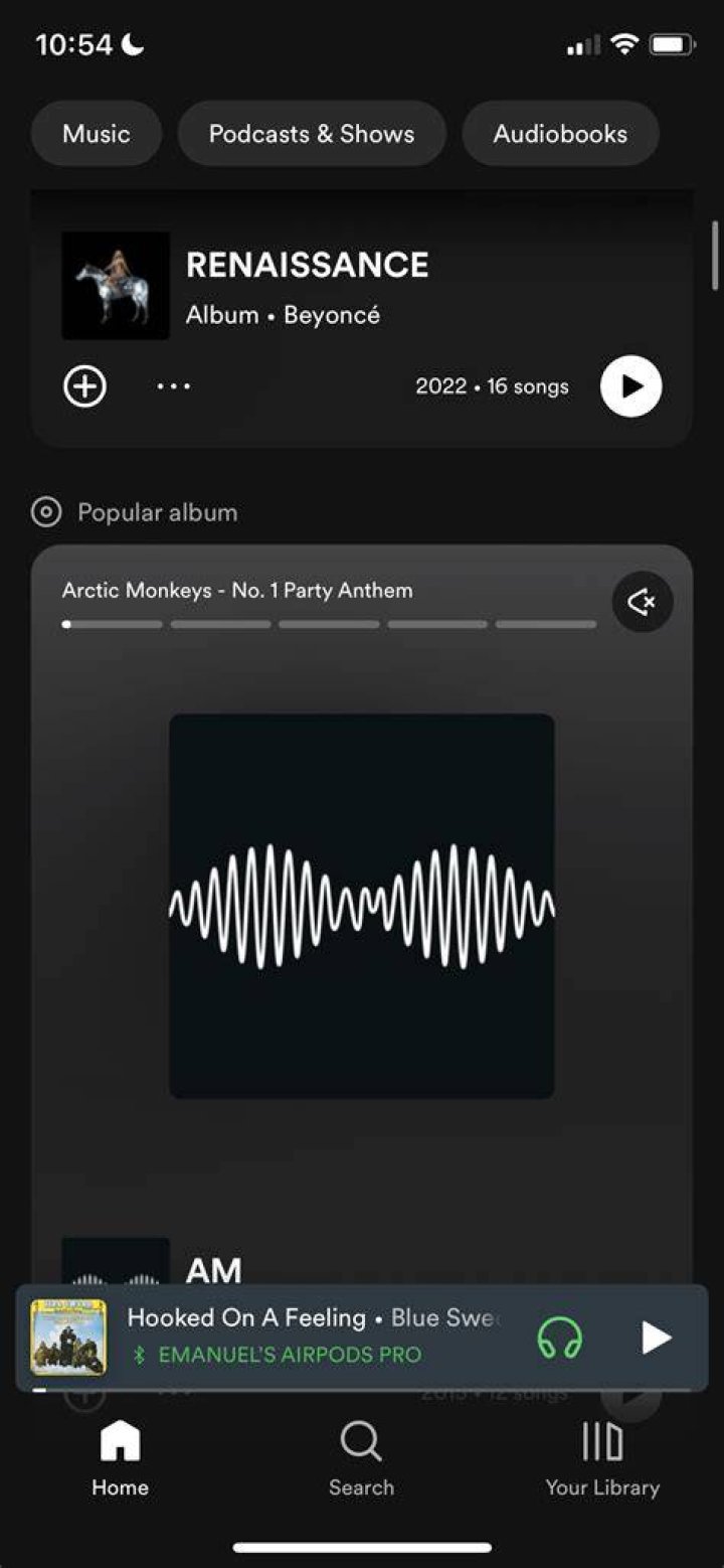 Blasted at full volume