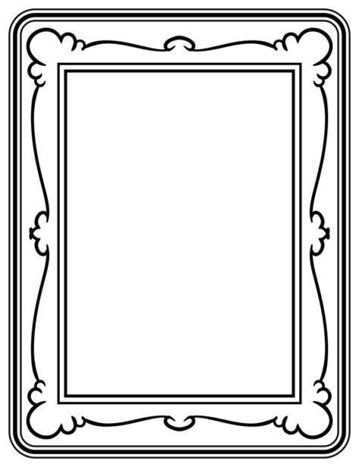 Border around a portrait