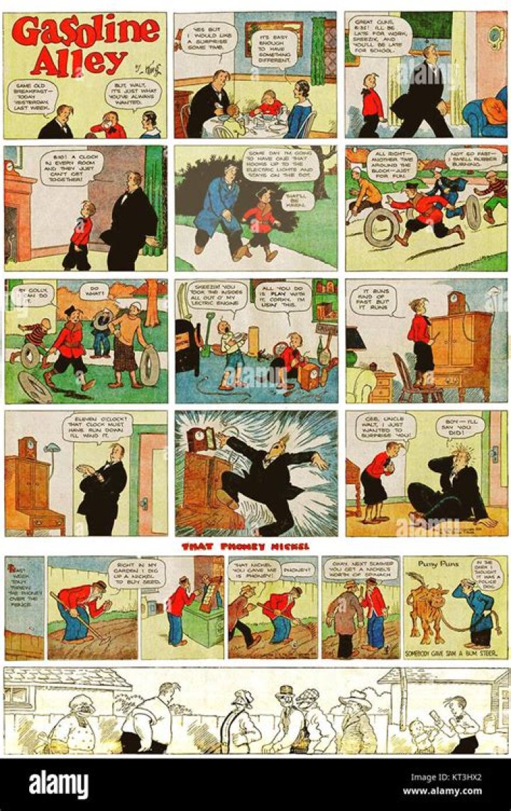 Gasoline ___ (long-running comic strip)