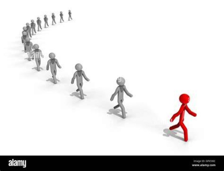 Had people following behind