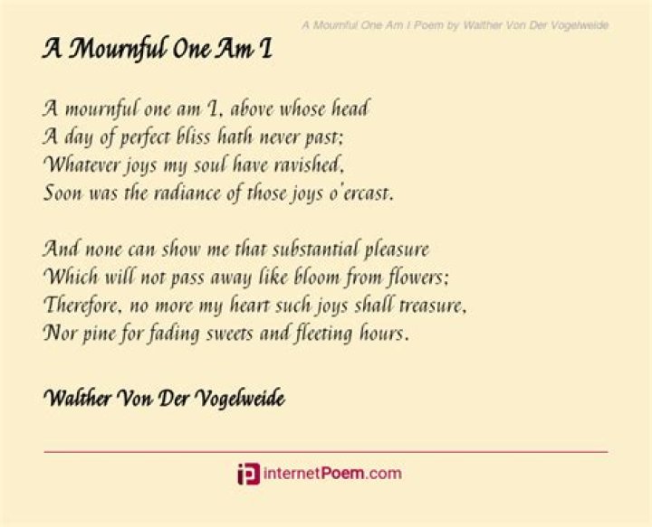 Mournful poem