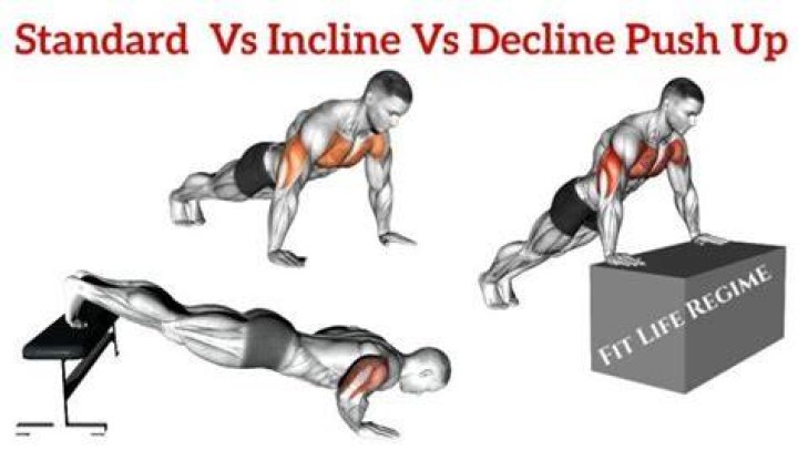 Parts of a set of push-ups say