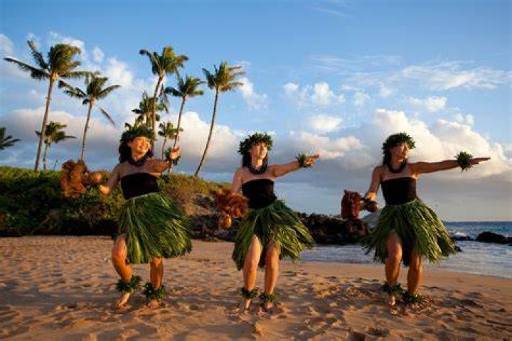 Party with hula dancing