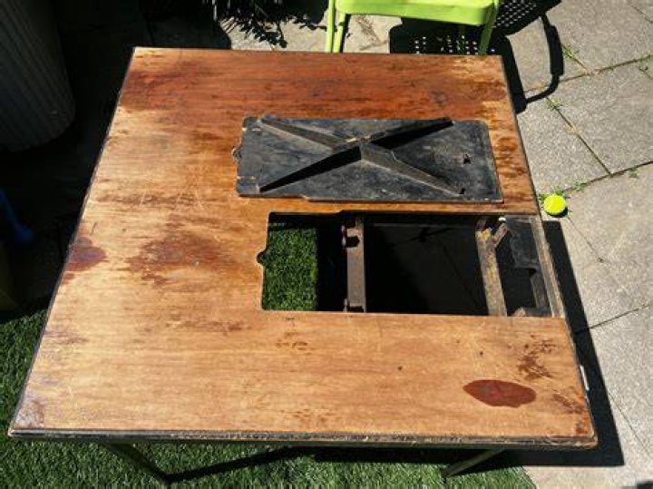 Removable section of a table
