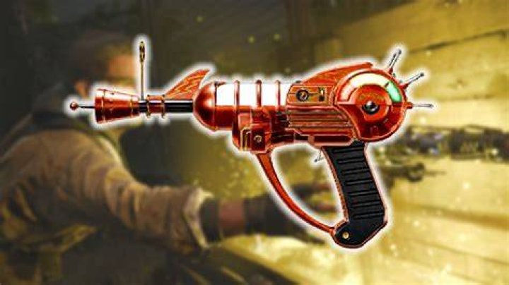 Shoot with a ray gun